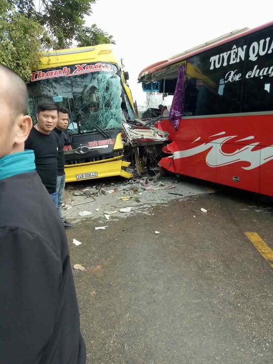 Điều tra vụ xe khách đấu đầu trên Quốc lộ 37, tài xế bị gãy chân - Hình 7