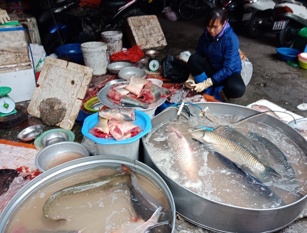 Hà Nội: Chợ Tết len lỏi trong khu tập thể - Hình 3
