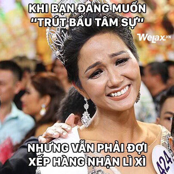 Tân Hoa hậu Hoàn vũ H'Hen Niê trở thành đề tài bị chế ảnh - Hình 7