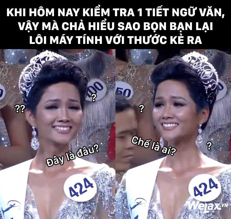 Tân Hoa hậu Hoàn vũ H'Hen Niê trở thành đề tài bị chế ảnh - Hình 8