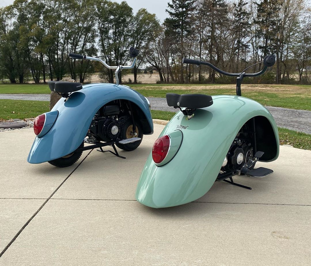 Thú chơi xe - Độc đáo xe ga tái sinh từ ốp chắn bùn của “con bọ” Beetle Volkswagen (Hình 11).