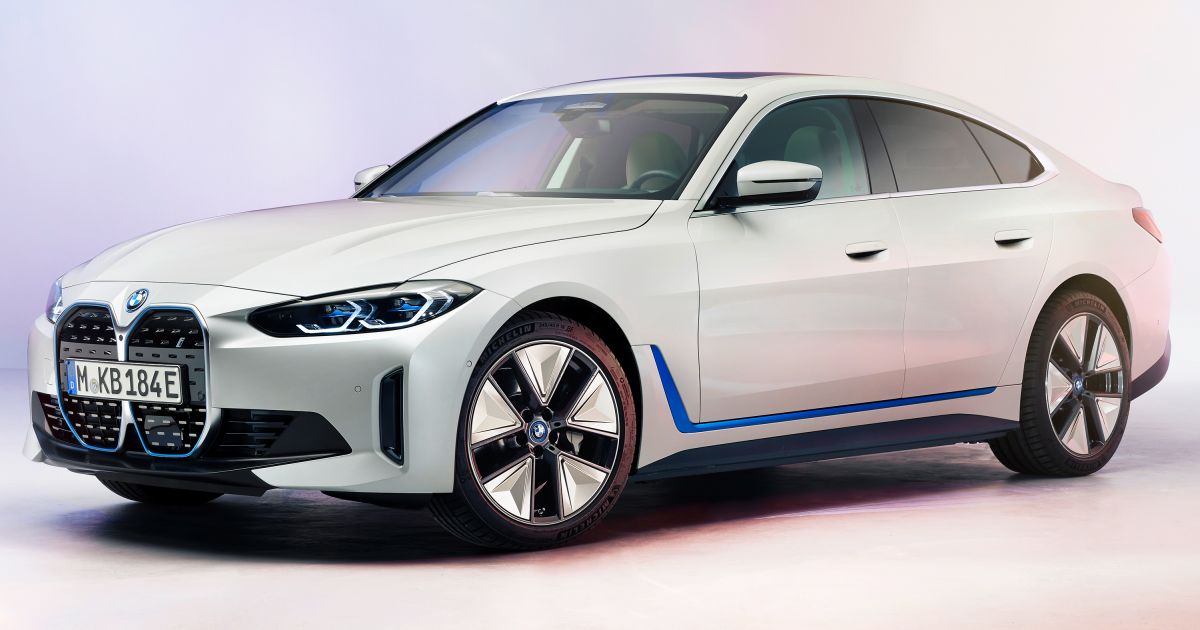 BMW i4 coupe 4 cửa chạy điện lộ diện những hình ảnh đầu tiên