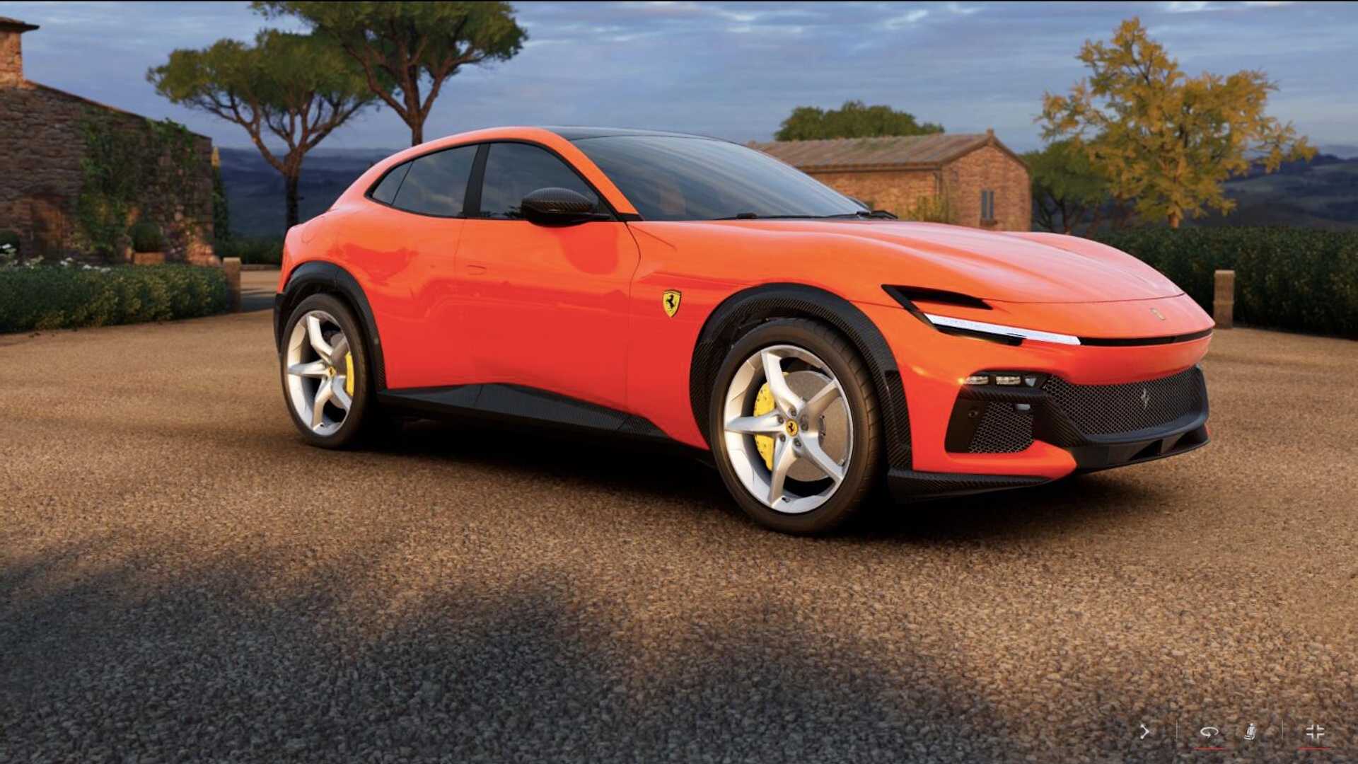 2023 ferrari purosangue configurator screenshots 2