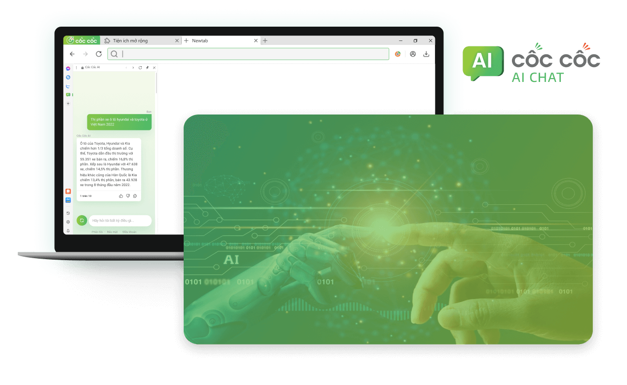 Cốc Cốc ra mắt AI Chat, AI Search tương tự ChatGPT dành cho người Việt