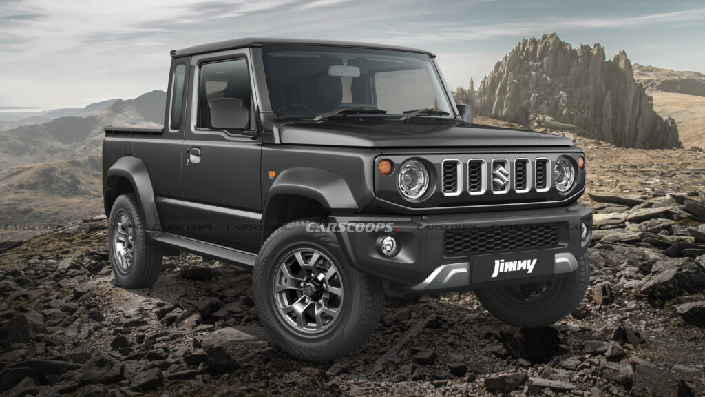 Suzuki Jimny sẽ có các phiên bản bán tải, hybrid và thuần điện