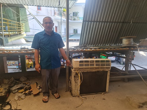 ong nguyen van tao thon 2 xa xuan hong huyen nghi xuan cho rang do dien yeu nhieu thiet bi dien gia dinh chay hong hoc