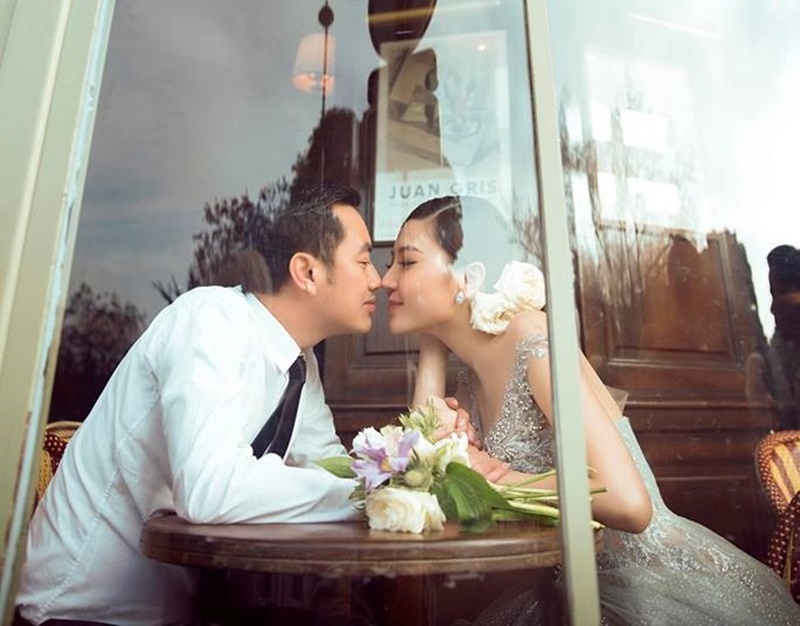 Ngắm ảnh cưới siêu lãng mạn của Ngọc Duyên và bạn trai đại gia - Hình 1