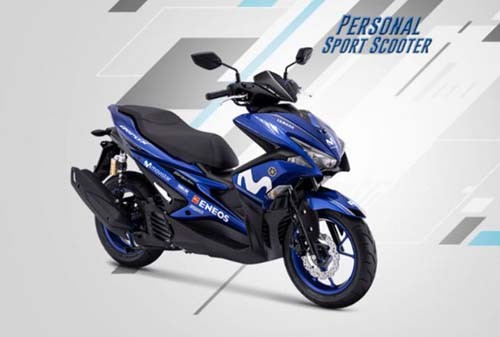 Thị trường xe - Yamaha NVX phiên bản Movistar GP 2018 rục rịch về đại lý (Hình 3).