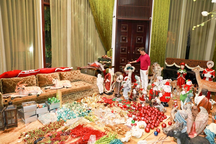 Mr. Đàm “chi khủng” để trang hoàng biệt thự triệu đô đón Giáng sinh - Hình 7
