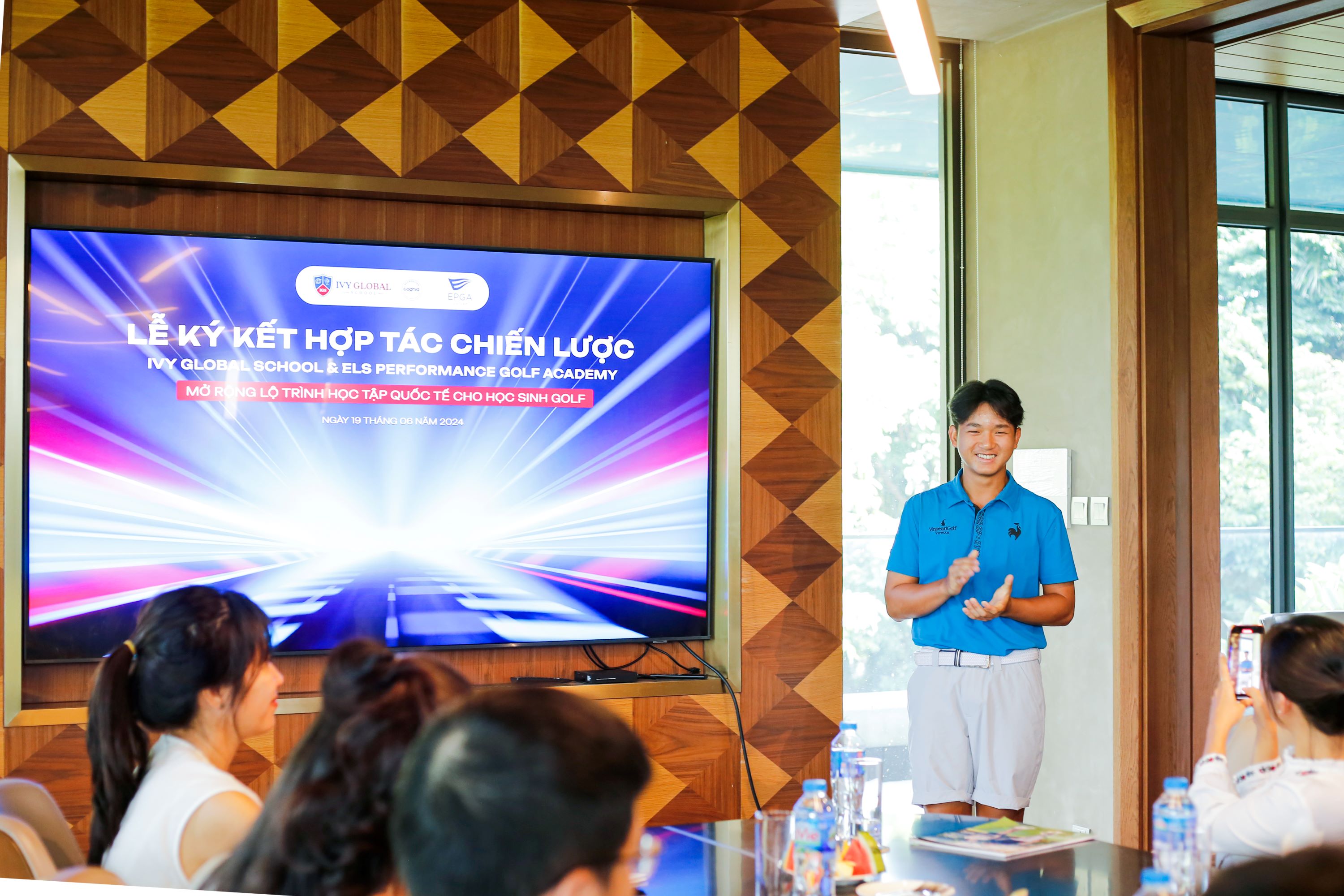Ký kết hợp tác Ivy Global School và Học viện Golf Els Việt Nam
