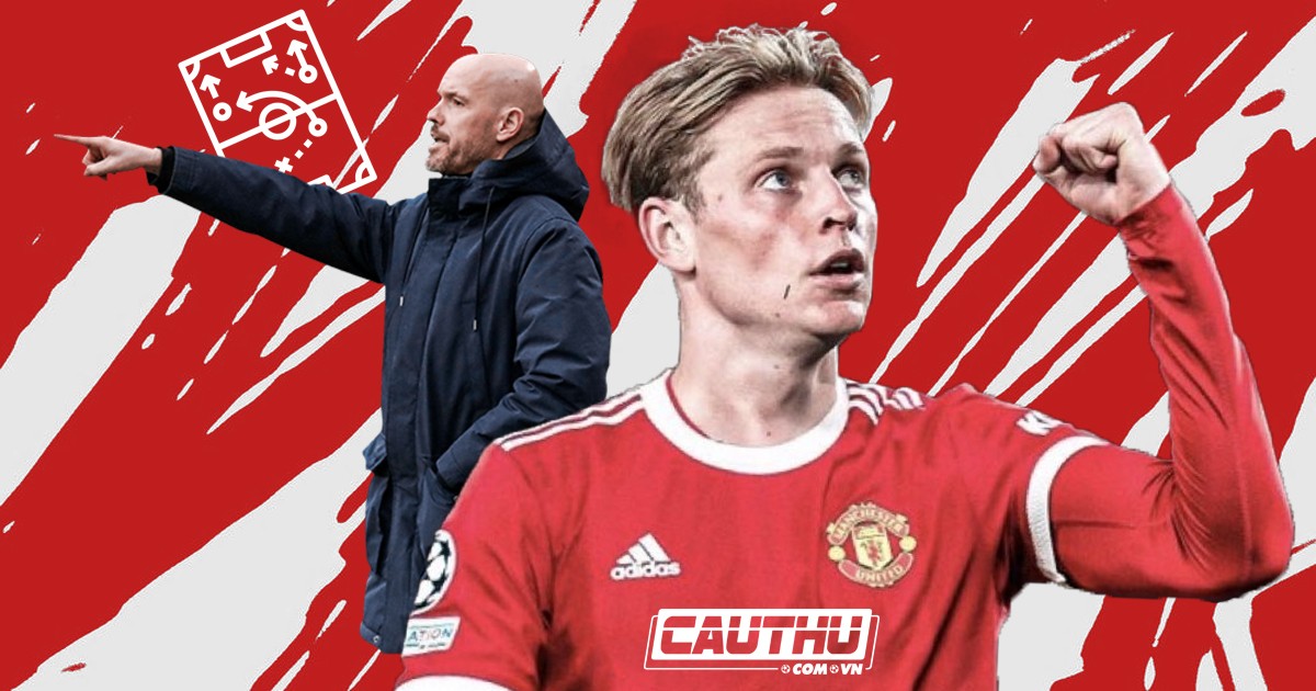 Bóng đá Anh - Frenkie de Jong: Tấm bùa hộ mệnh trung tuyến của MU và Ten Hag?