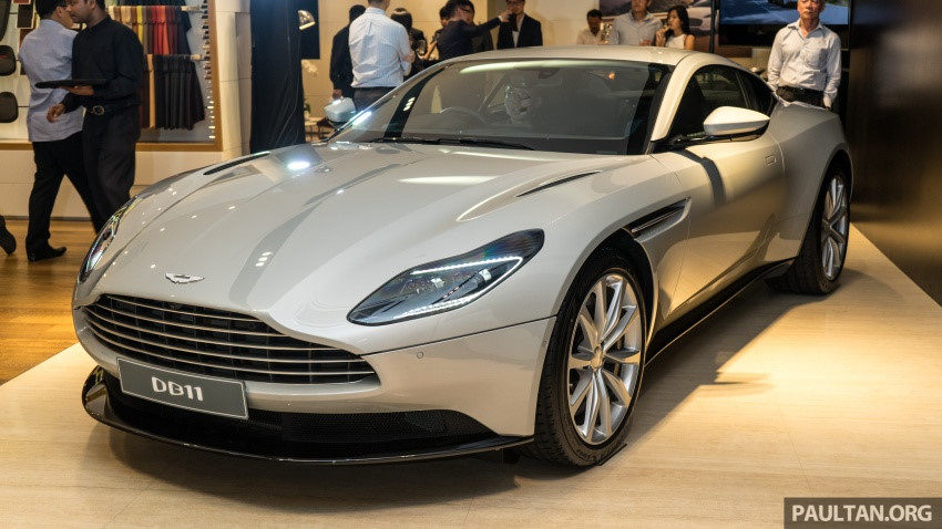 Aston Martin DB11 V8 lộ diện tại Đông Nam Á