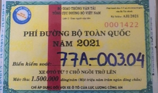 An ninh - Hình sự - Thủ đoạn sử dụng vé thu phí đường bộ giả của 3 lái xe Cục QLTT Bình Định