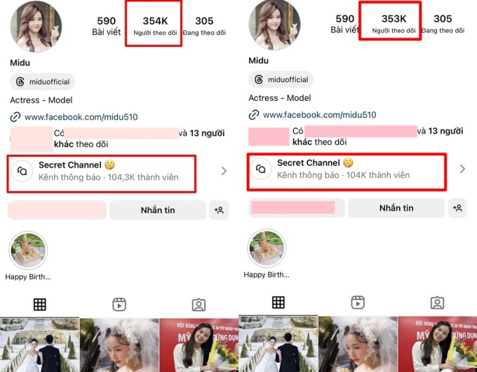 Giải trí - Bị hủy hàng chục nghìn lượt theo dõi trước thềm đám cưới, Midu có động thái gì?