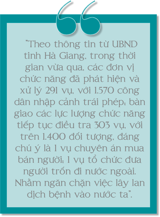 Áo xanh biên phòng chiến đấu với “giặc” Covid-19