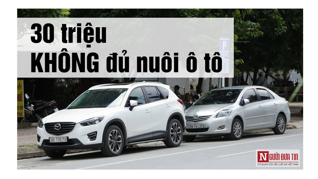 Thu nhập 30 triệu không đủ nuôi ô tô tại Hà Nội