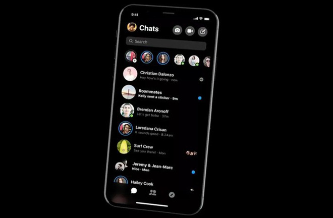 Messenger Dark Mode giúp tối ưu hóa trải nghiệm của người dùng trong tình hình ánh sáng yếu, giảm được thời gian dùng điện thoại, mang lại cảm giác thoải mái và dễ chịu hơn.