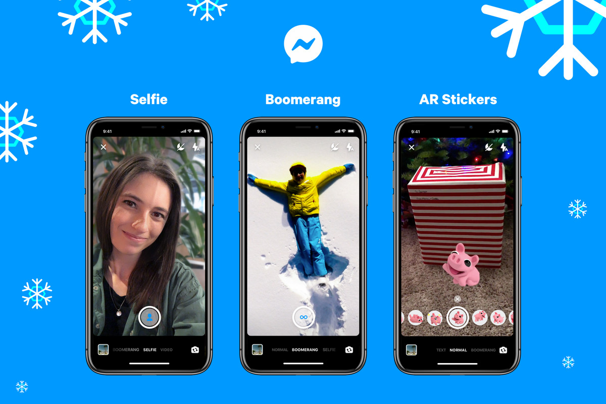 Thủ thuật - Tiện ích - Facebook thêm tính năng Boomerang trên Messenger, chế độ Selfie mới