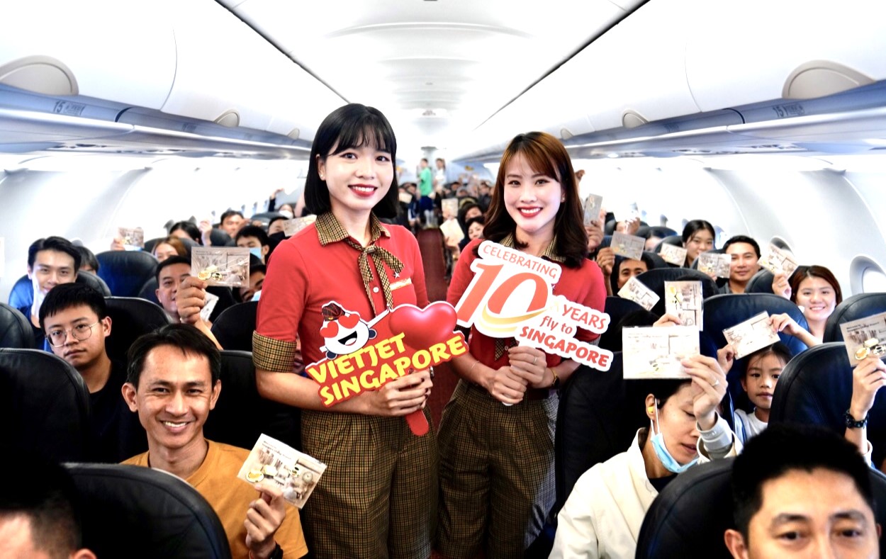 Kinh tế - Vietjet mở bán vé chỉ từ 0 đồng tri ân khách hàng dịp kỷ niệm 10 năm bay Singapore (Hình 3).