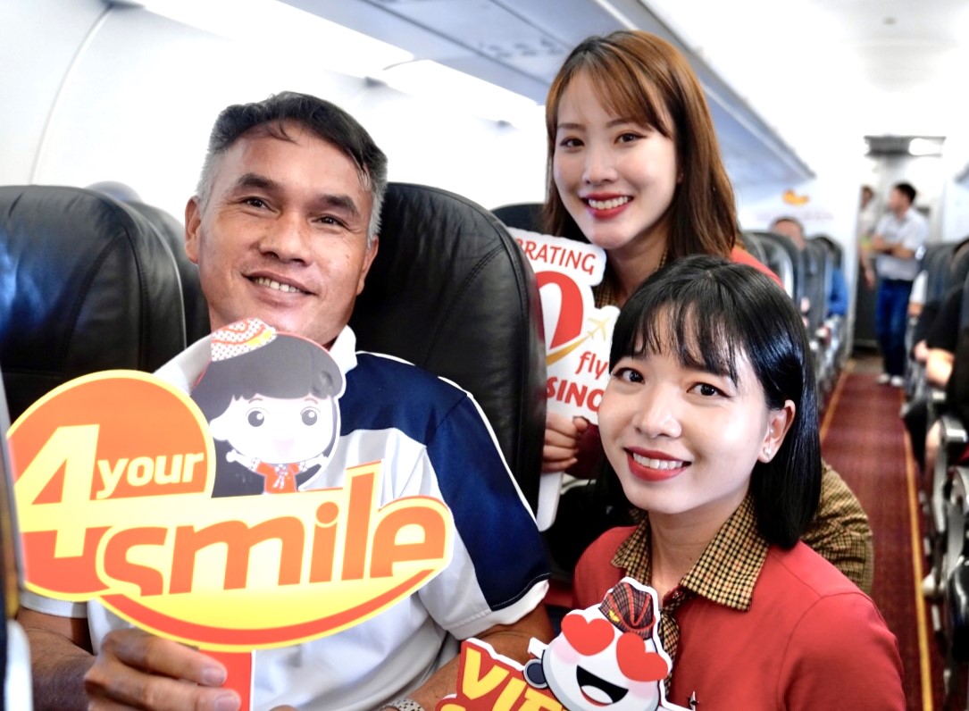 Kinh tế - Vietjet mở bán vé chỉ từ 0 đồng tri ân khách hàng dịp kỷ niệm 10 năm bay Singapore 