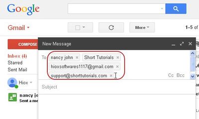 Cách tạo nhóm liên hệ để gửi thư cho nhiều người trên Gmail