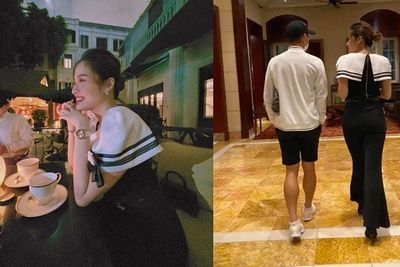 Hoa hậu lộ ảnh “hẹn hò” với cầu thủ Nguyễn Tiến Linh là ai?
