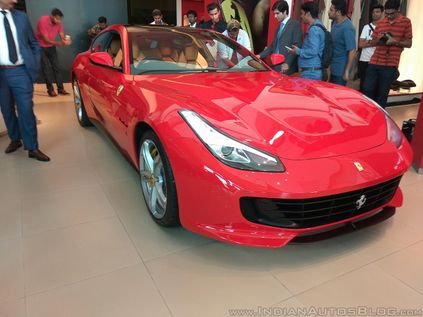 ferrari gtc4lusso india front right angle