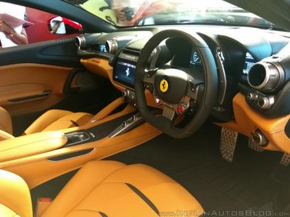 ferrari gtc4lusso launch driver side interior