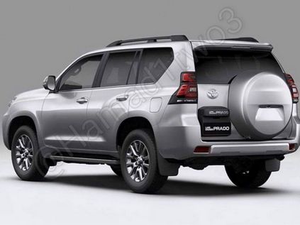 2018 toyota land cruiser prado rear three quarters