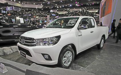 toyota hilux revo front three quarters at 2016 thai motor expo