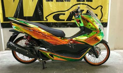 nguoi dua tin honda pcx 150 do dan ao crom sang cuc chat 1