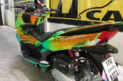 nguoi dua tin honda pcx 150 do dan ao crom sang cuc chat 5