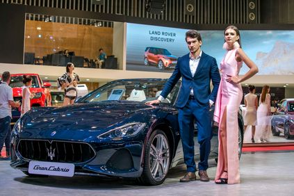 maserati grancabrio trien lam o to viet nam vms 2018 3