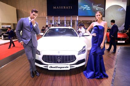 maserati quattroporte trien lam o to viet nam vms 2018 2