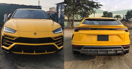 sieu xe lamborghini urus mau vang thu 2