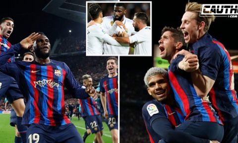 Điểm nhấn Barca vs Real: Xứng danh Siêu kinh điển