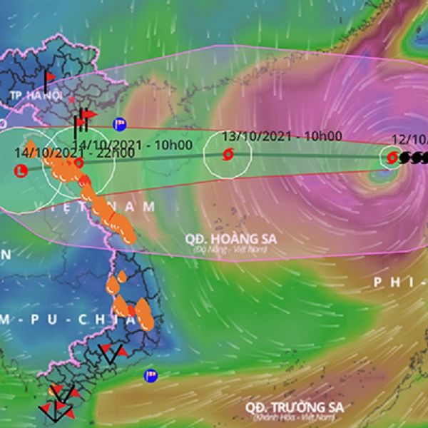 Tin bão mới nhất Bão số 8 sức gió mạnh, hướng thẳng vào miền Trung