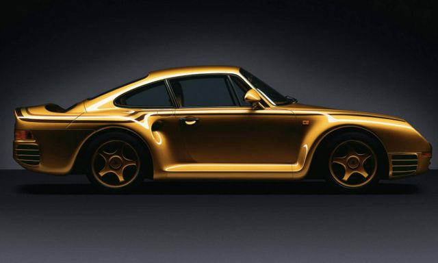 Porsche 959 vàng Gold của hoàng tộc Qatar, 