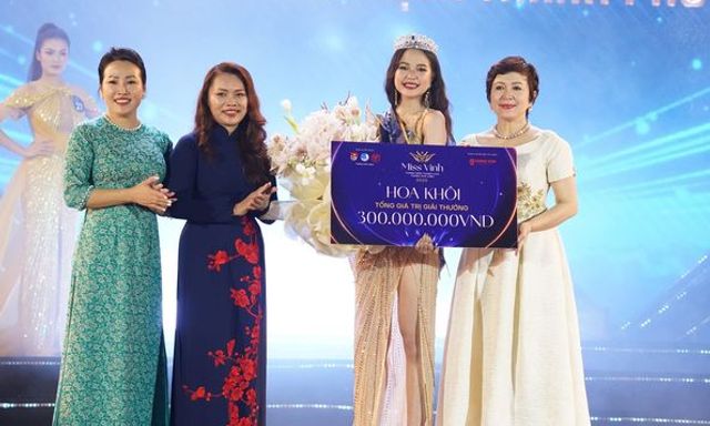 Nữ sinh Trường Huỳnh Thúc Kháng đăng quang Miss Vinh 2023