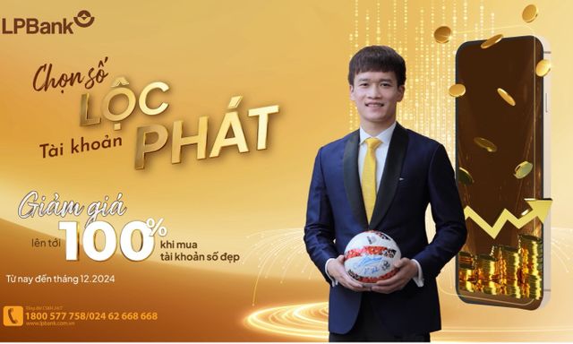 Lộc Phát cùng tài khoản số đẹp của LPBank