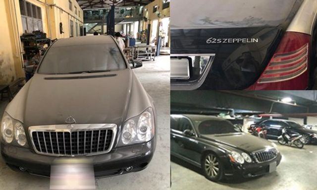 Xót xa xe siêu sang Maybach 62 Zeppelin gần 14 tỷ đồng phủ bụi tại Hà Nội