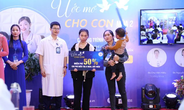 'Uớc mơ cho con' điều trị u máu miễn phí cho trẻ em nghèo Nghệ An