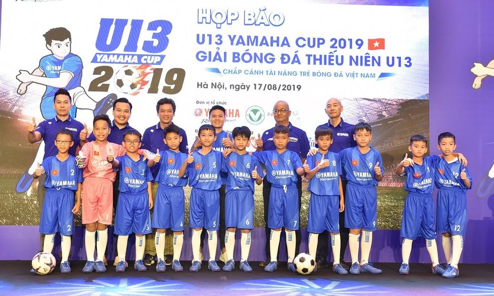 Quang Hải đồng hành cùng Giải bóng đá thiếu niên U13 Yamaha Cup 2019