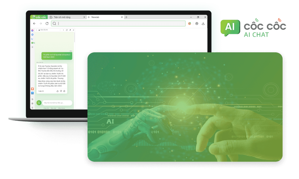 Cốc Cốc ra mắt AI Chat, AI Search tương tự ChatGPT dành cho người Việt