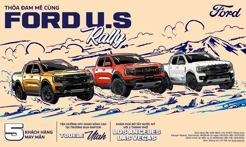 Ford US Rally - sống trọn đam mê xê dịch