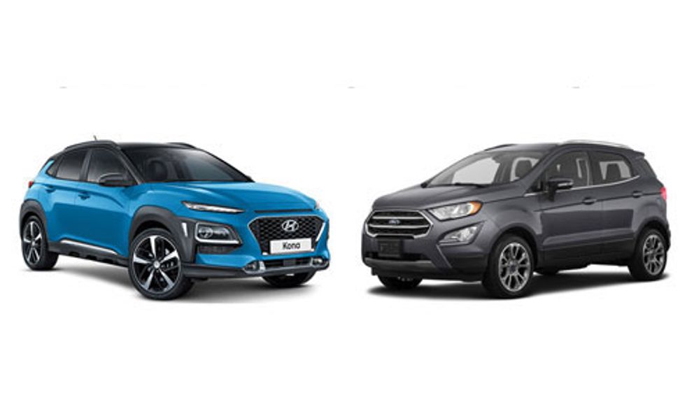 SUV 600 triệu, Hyundai Kona hay Ford EcoSport đáng đồng tiền hơn?