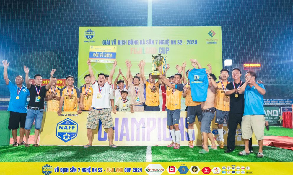 Đánh bại Quỳnh Lưu, FC Cửa Lò vô địch S7NA S2 – Fujiland Cup 2024