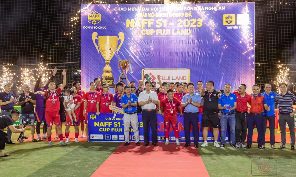 Nghệ Football lên ngôi vô địch NAFF S1 - Fujiland Cup 2023