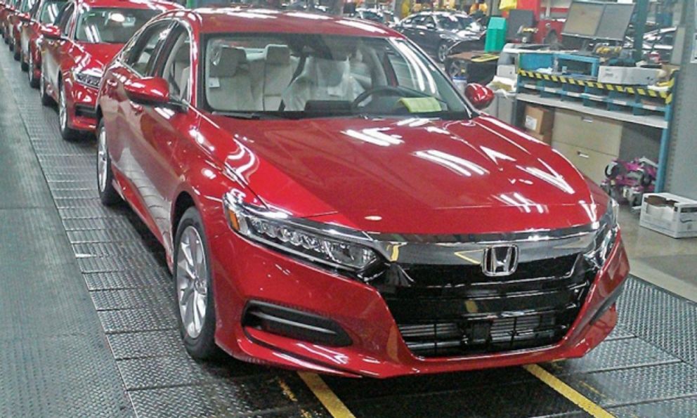 Honda Accord bị gián đoạn sản xuất vì tồn kho quá nhiều