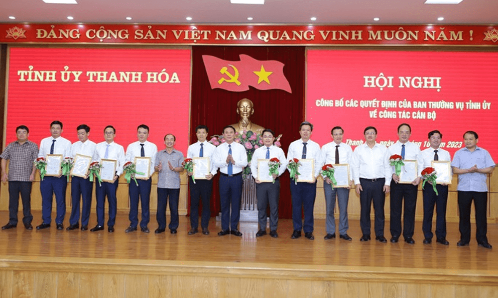 Thanh Hóa luân chuyển loạt cán bộ lãnh đạo chủ chốt